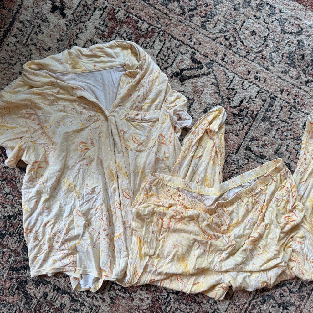 Stars Above Cream Pajama Set